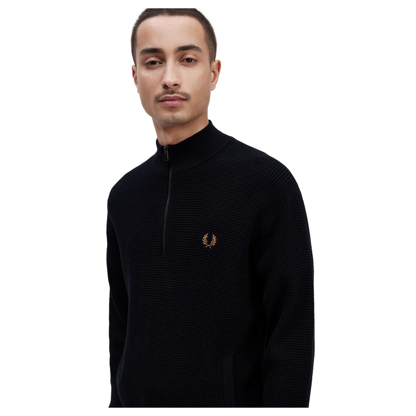 JERSEY CREMALLERA FRED PERRY K6510