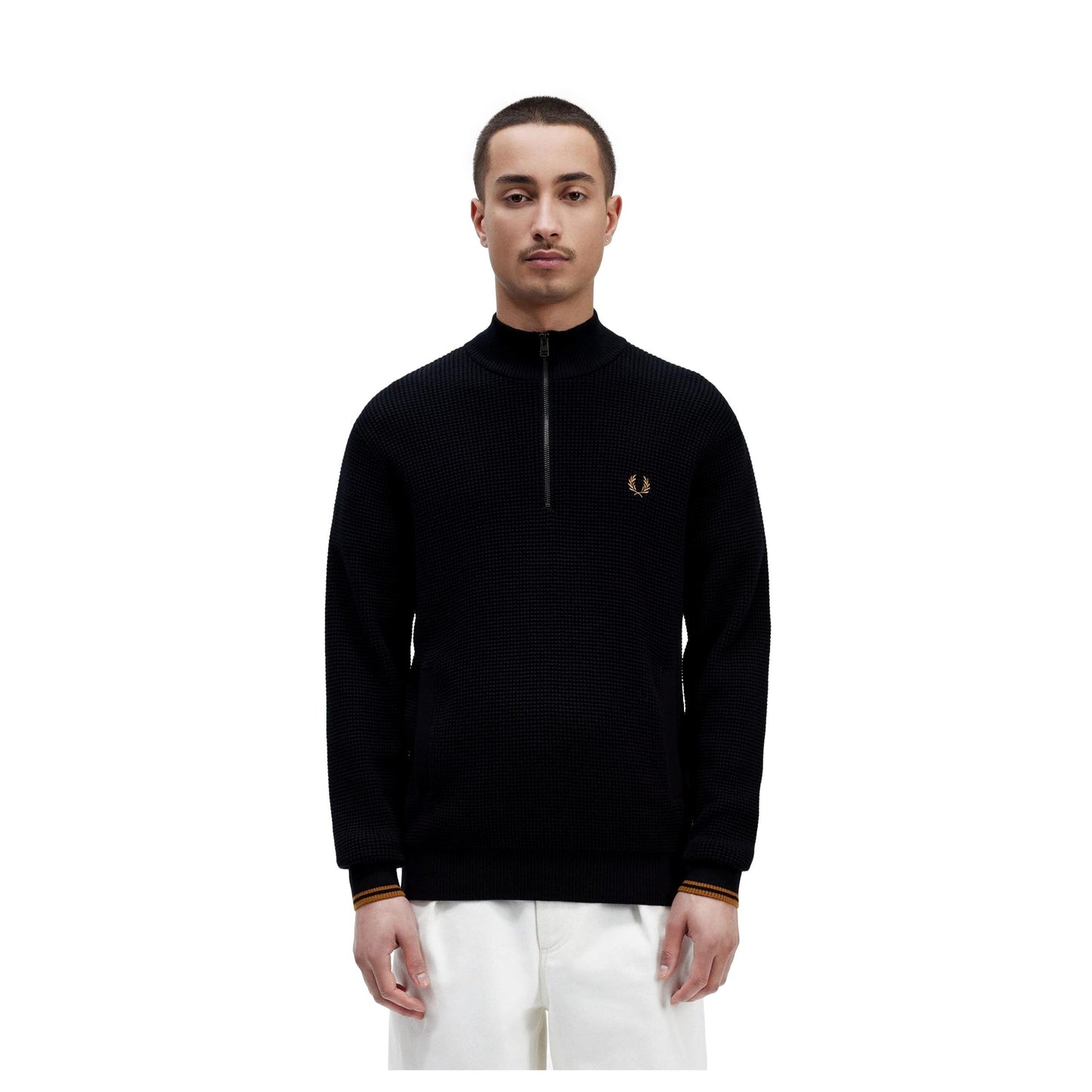 JERSEY CREMALLERA FRED PERRY K6510