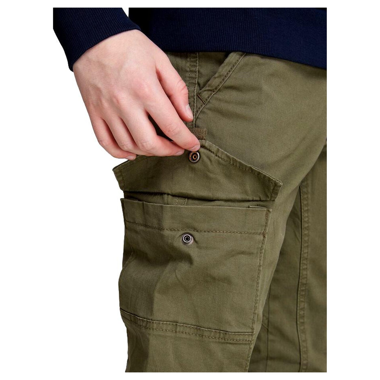 PANTALÓN CARGO VERDE NIÑO JACK & JONES 12151639