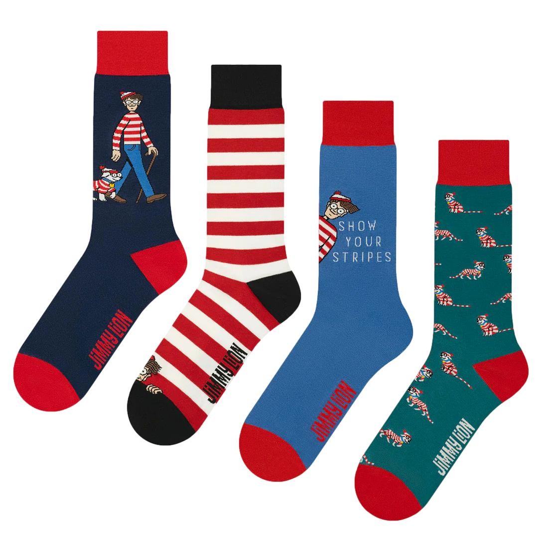 PACK TRES CALCETINES WHERES WALLY JIMMY LION