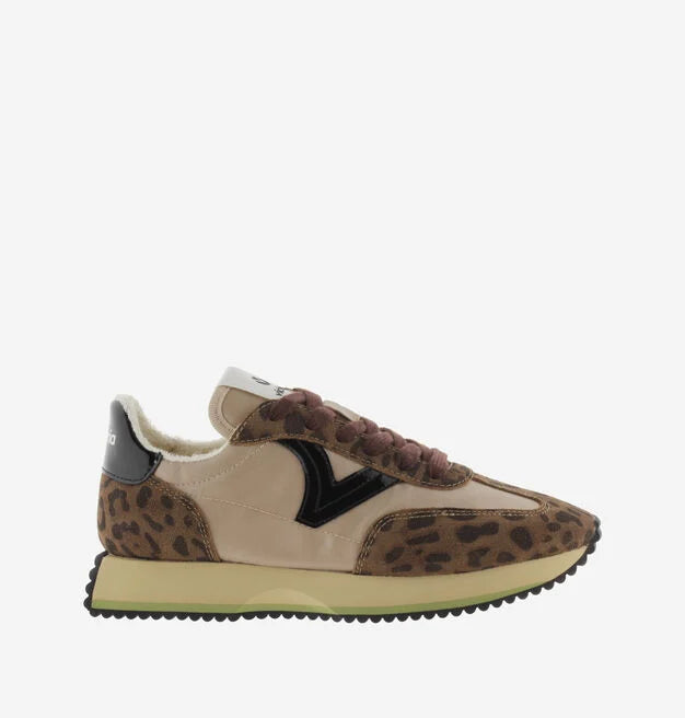 ZAPATILLAS VICTORIA COSMOS NYLON ANIMAL PRINT & SERRAJE 134116