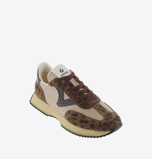 ZAPATILLAS VICTORIA COSMOS NYLON ANIMAL PRINT & SERRAJE 134116