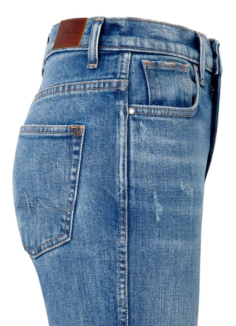 VAQUERO MUJER SLIM CROP TIRO ALTO PEPE JEANS PL204690RI1