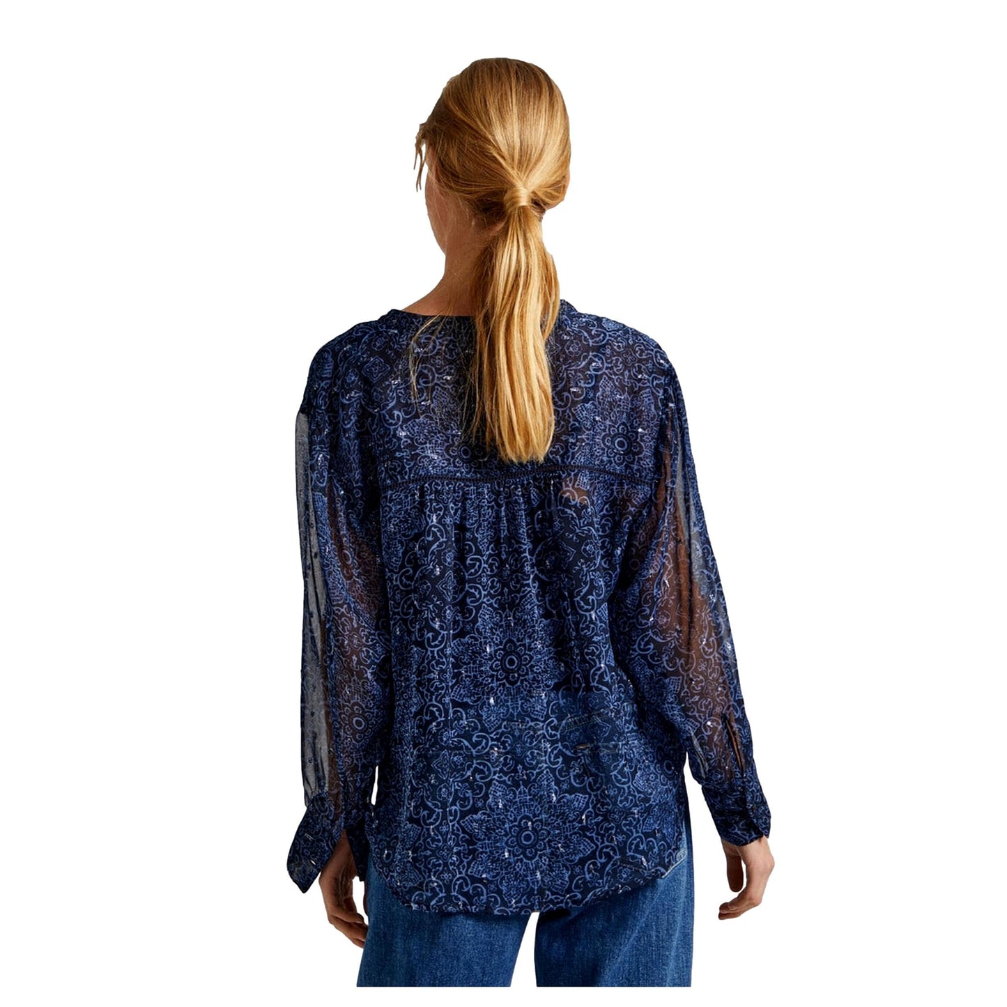 BLUSA CHIFÓN CON DETALLES FLORALES PEPE JEANS PL304831