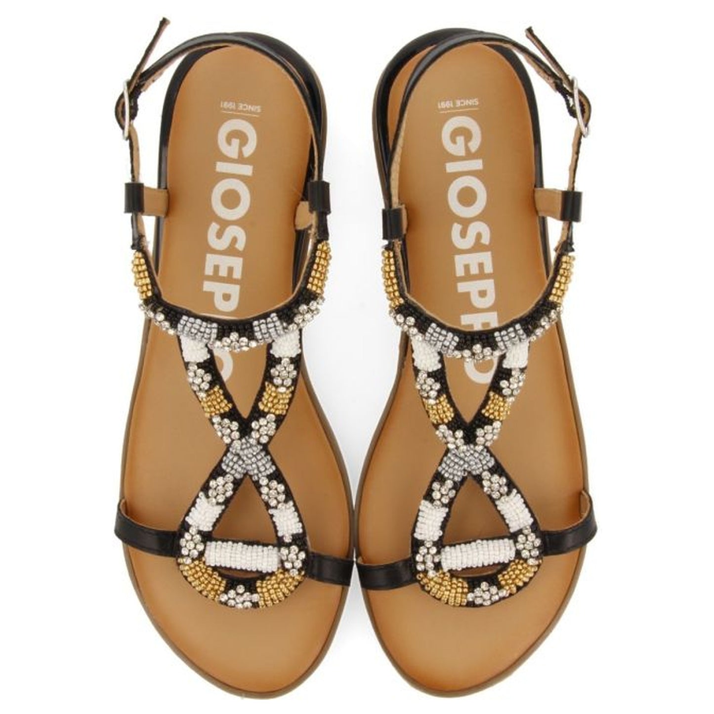 SANDALIA CON PIEDRAS MULION GIOSEPPO 72027