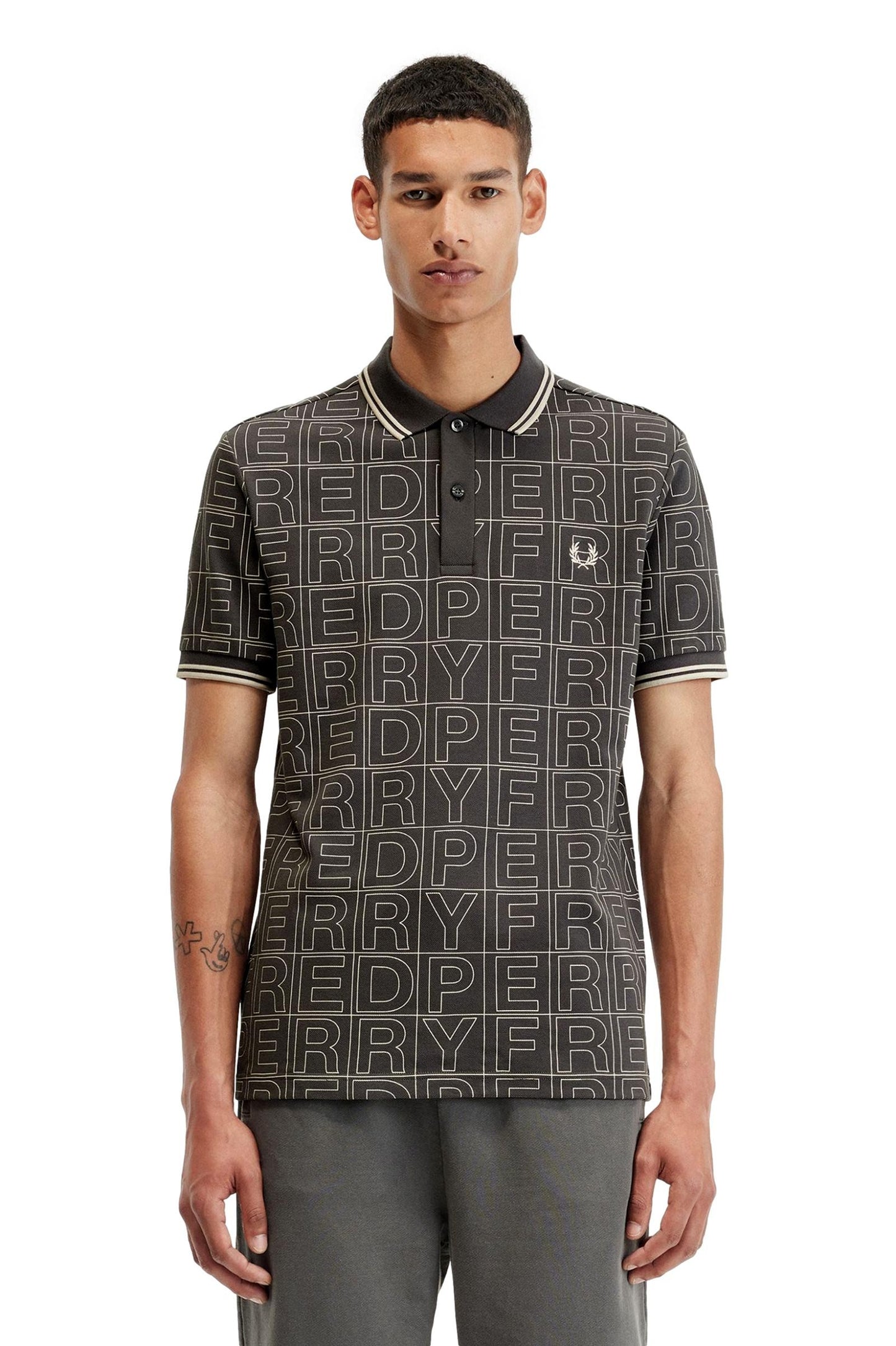 POLO HOMBRE GRAFICO FRED PERRY M7757