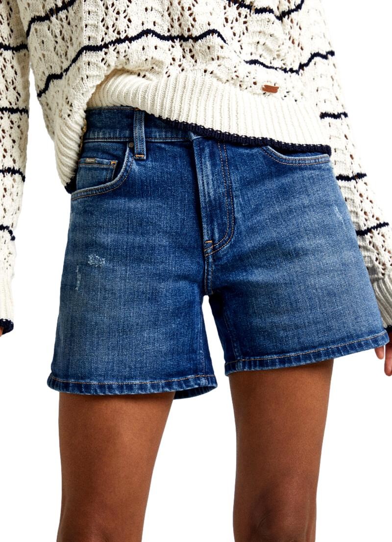 VAQUERO CORTO RECTO MUJER PEPE JEANS PL801108HU4