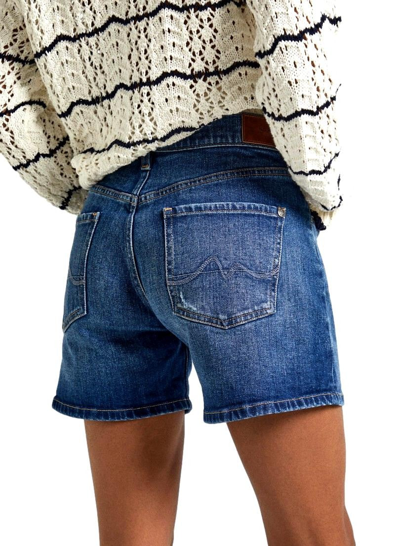 VAQUERO CORTO RECTO MUJER PEPE JEANS PL801108HU4