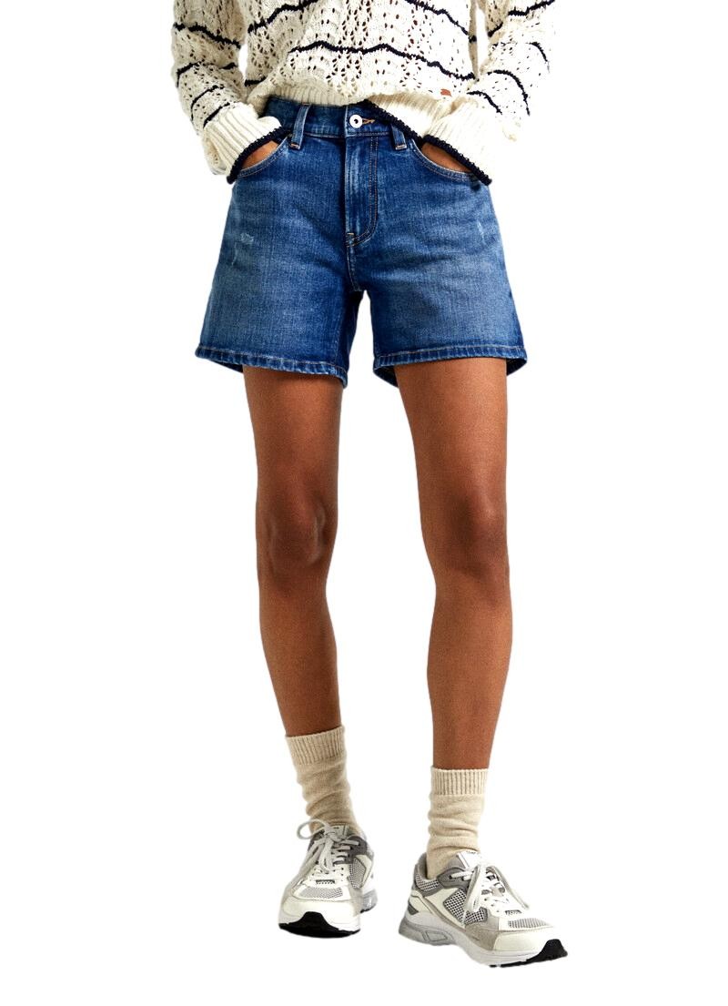 VAQUERO CORTO RECTO MUJER PEPE JEANS PL801108HU4