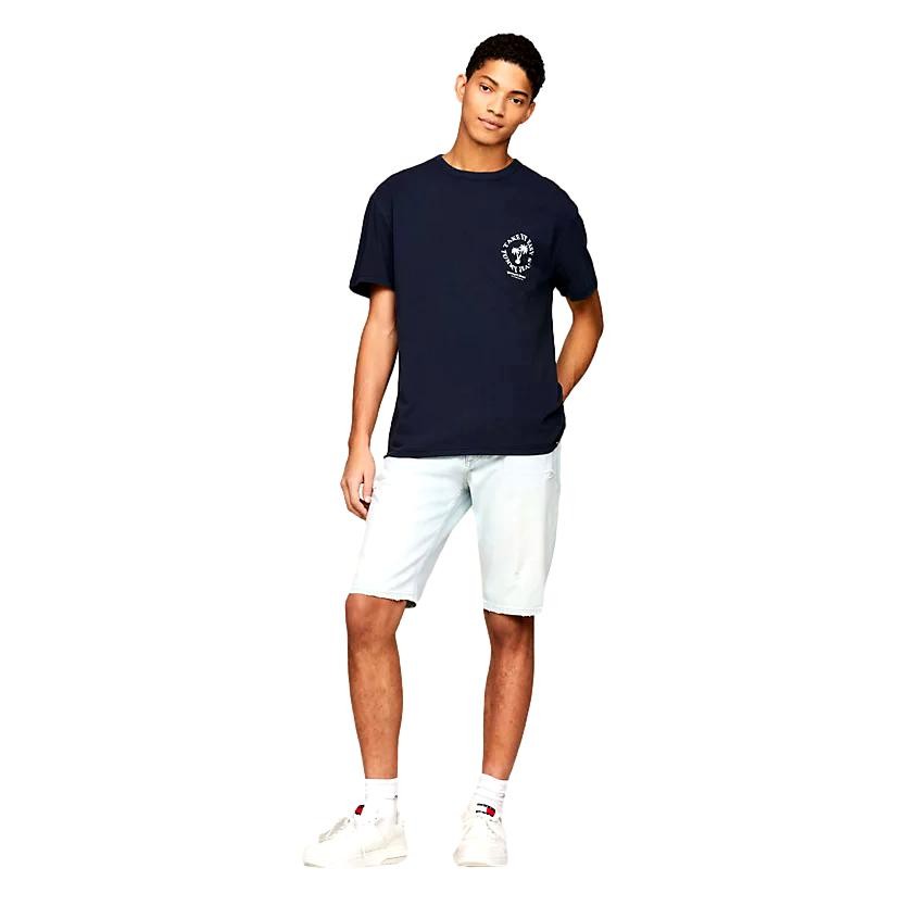PANTALÓN CORTO VAQUERO RYAN DESGASTADO TOMMY JEANS DM0DM18788