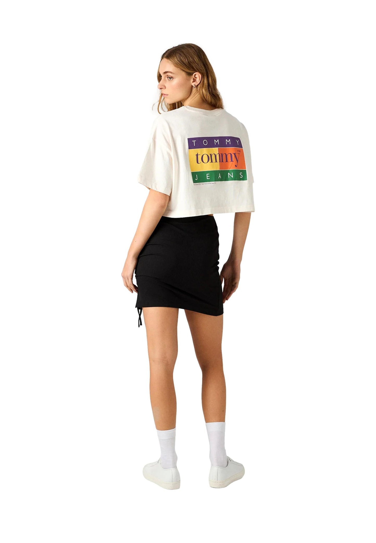 FALDA TUBO MUJER GATHERING TOMMY JEANS DW0DW17962