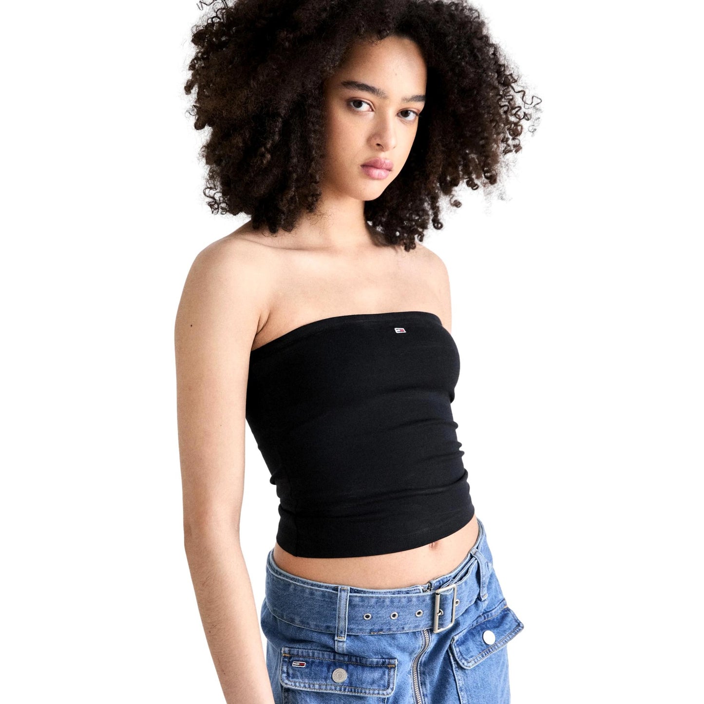 TOP MUJER SLIM ESSENTIAL TUBE TOMMY JEANS DW0DW17989