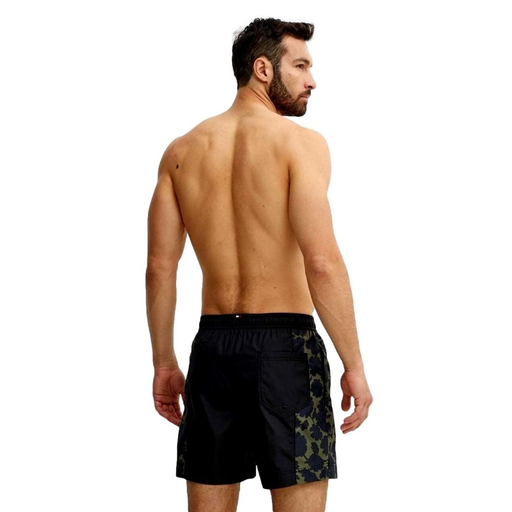 BAÑADOR TOMMY JEANS SHORT SHADOW FLORAL GREEN UM0UM03151