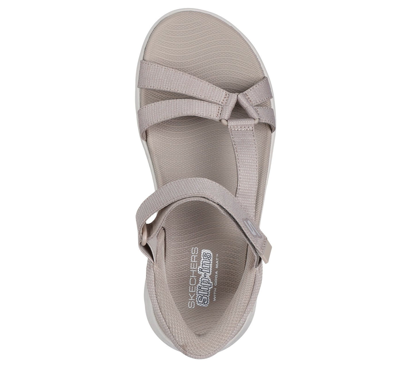 SANDALIAS MUJER SKECHERS SLIP IN ILLUMINATE 14181 TAUPE