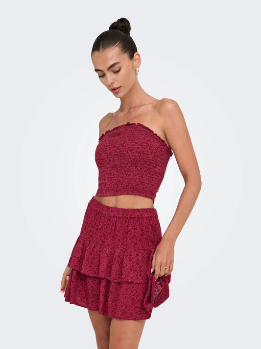 TOP Y FALDA  CORTA  MUJER  ONLY 15366876