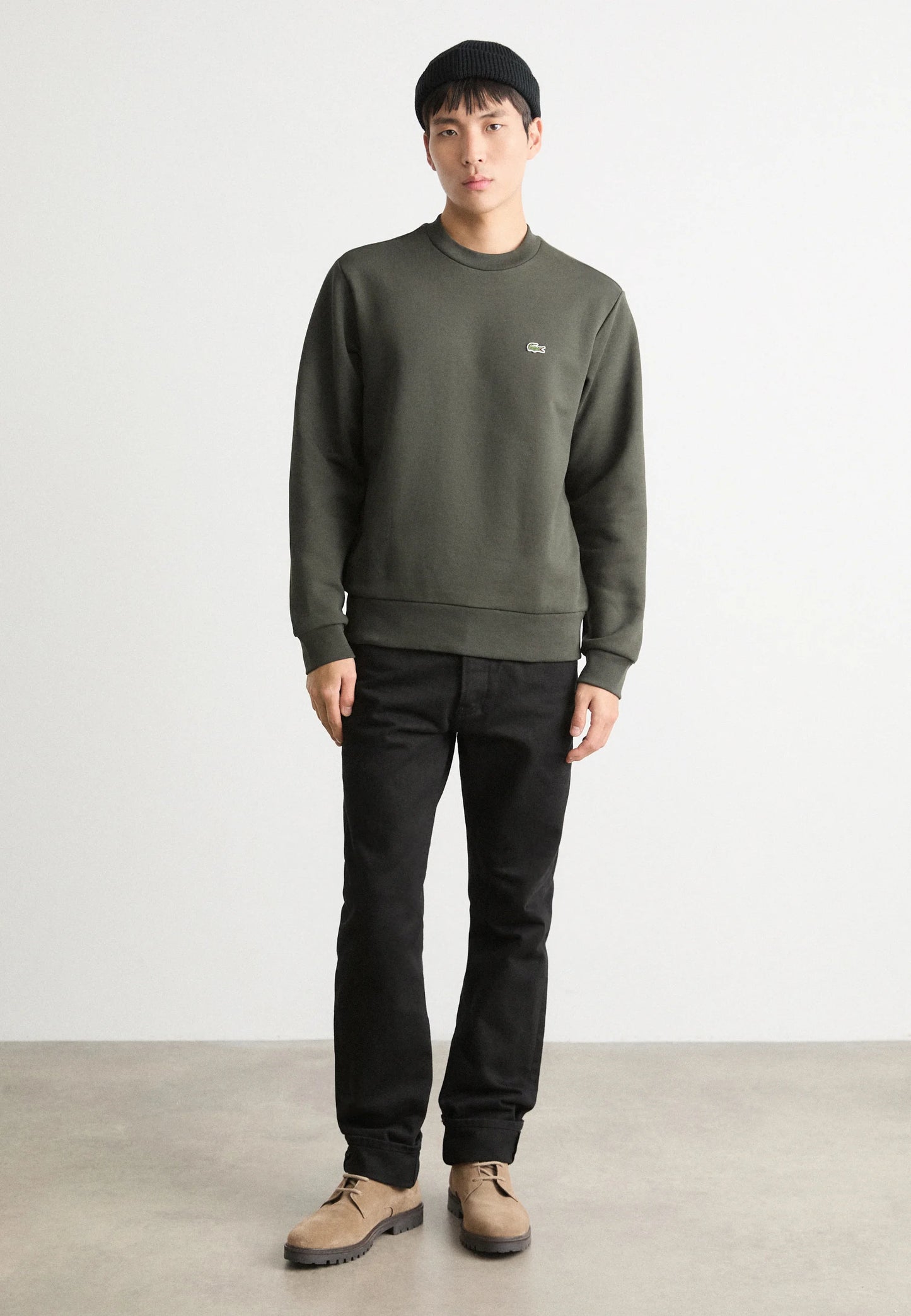 SUDADERA DE FELPA CEPILLADA LACOSTE SH960800