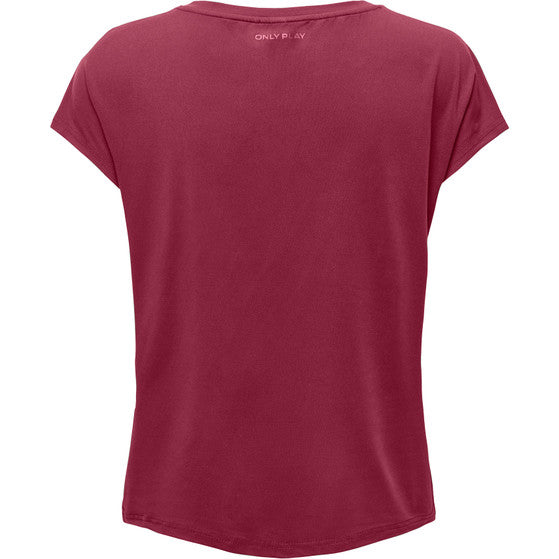CAMISETA ONLY PLAY 15137012 GRANATE