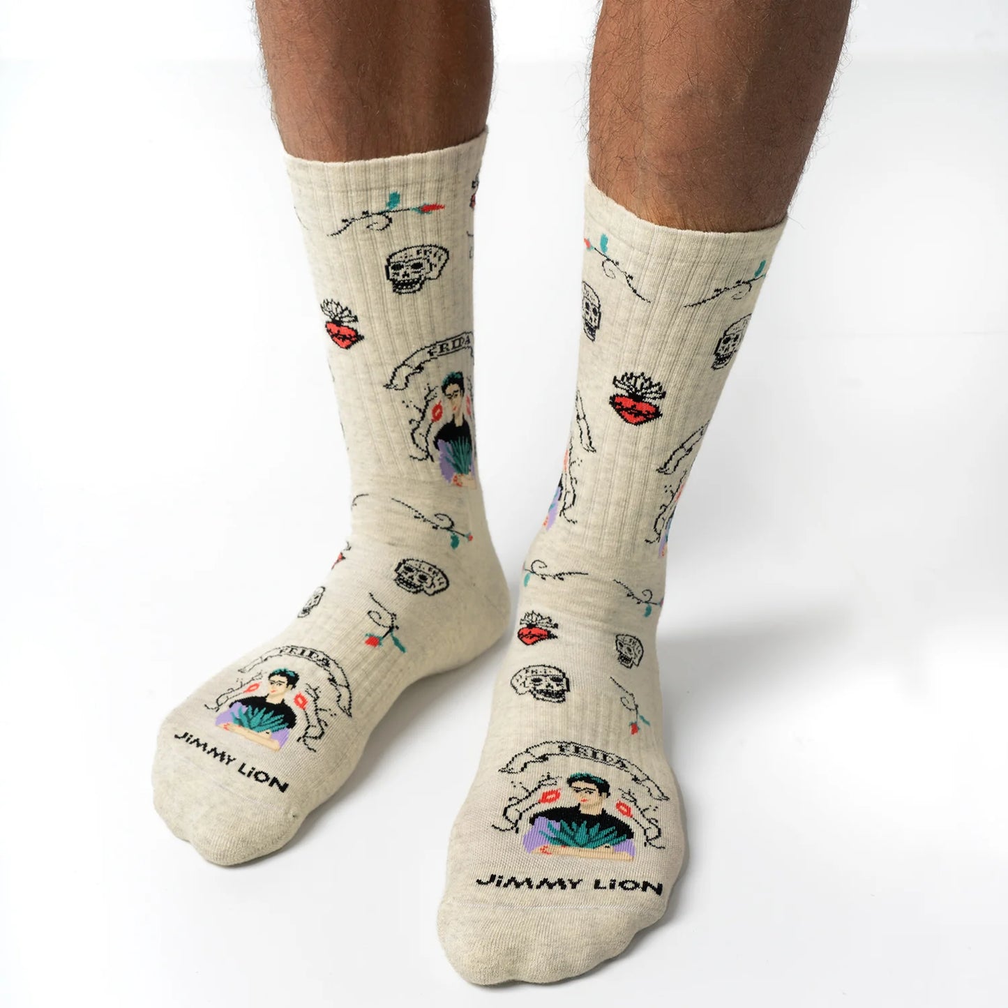 CALCETINES JIMMY LION ATHLETIC FRIDA VIVA MEXICO