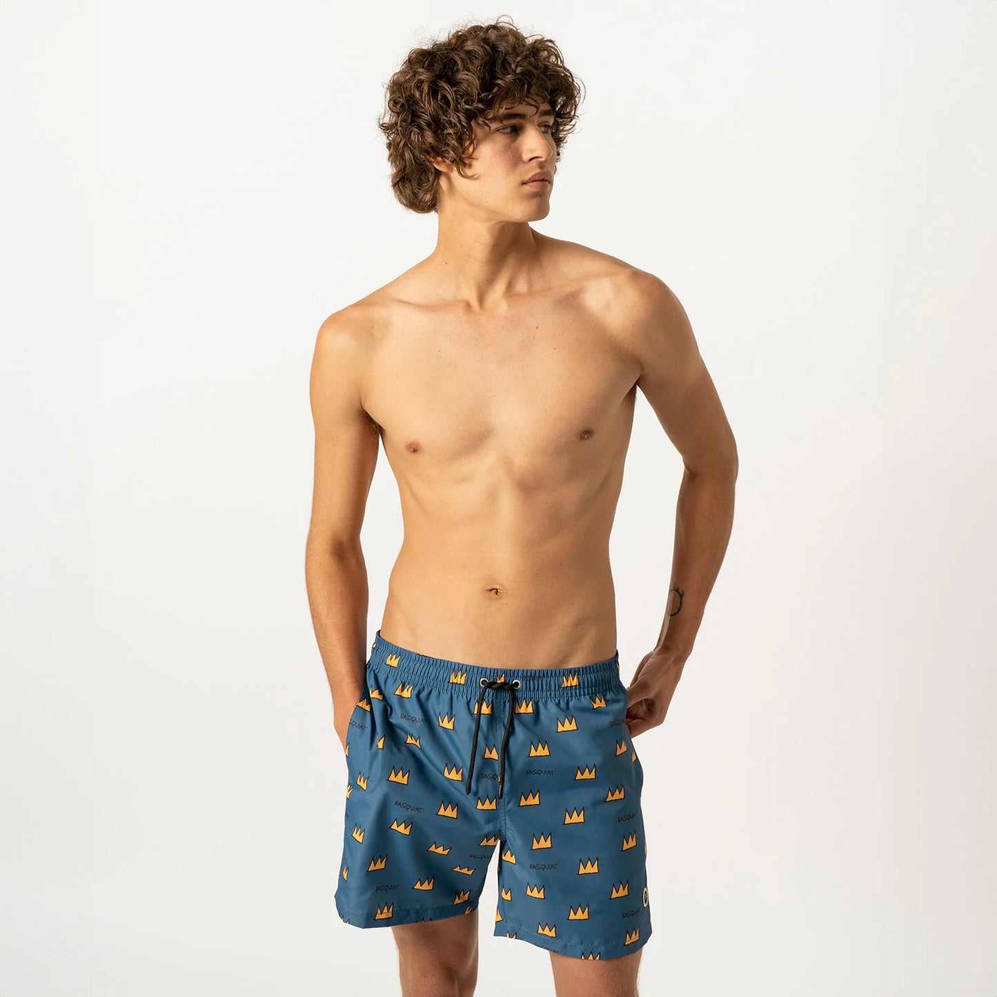 BAÑADOR DE HOMBRE BASQUIAT CROWN JIMMY LION