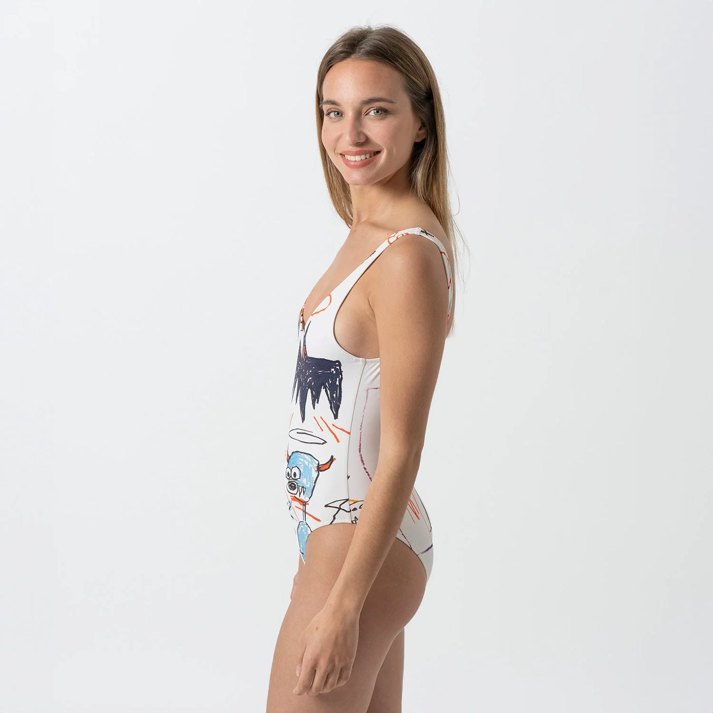 BAÑADOR DE MUJER BASQUIAT BATMAN JIMMY LION