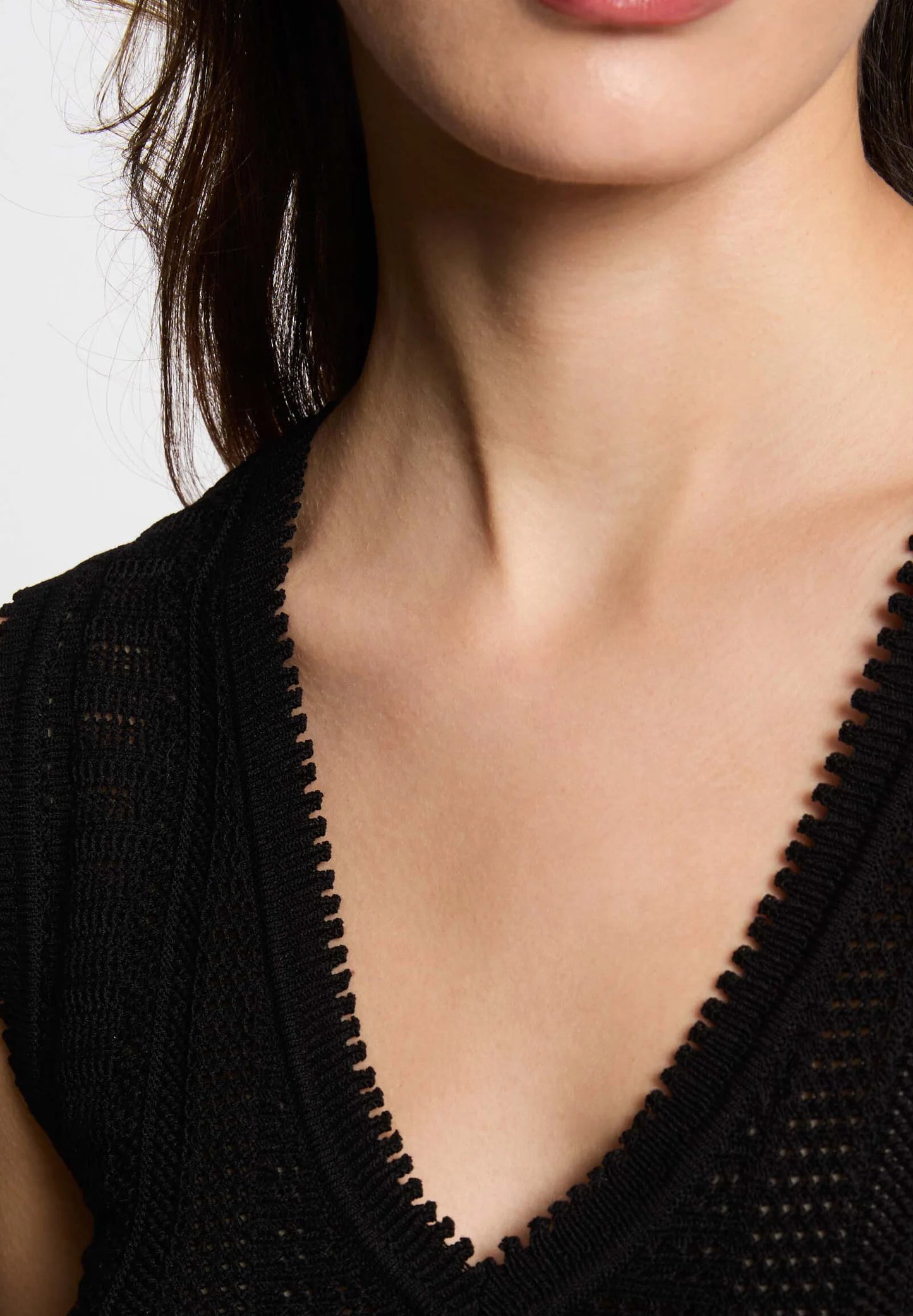 JERSEY CALADO SIN MANGAS MUJER MORGAN 242-MUSHU