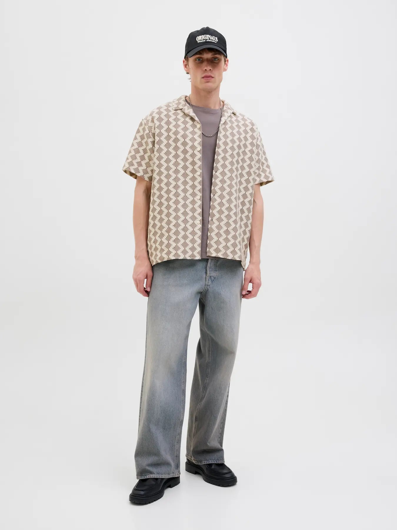 CAMISA HOMBRE MANGA CORTA TEXTURE JACK & JONES 12285392