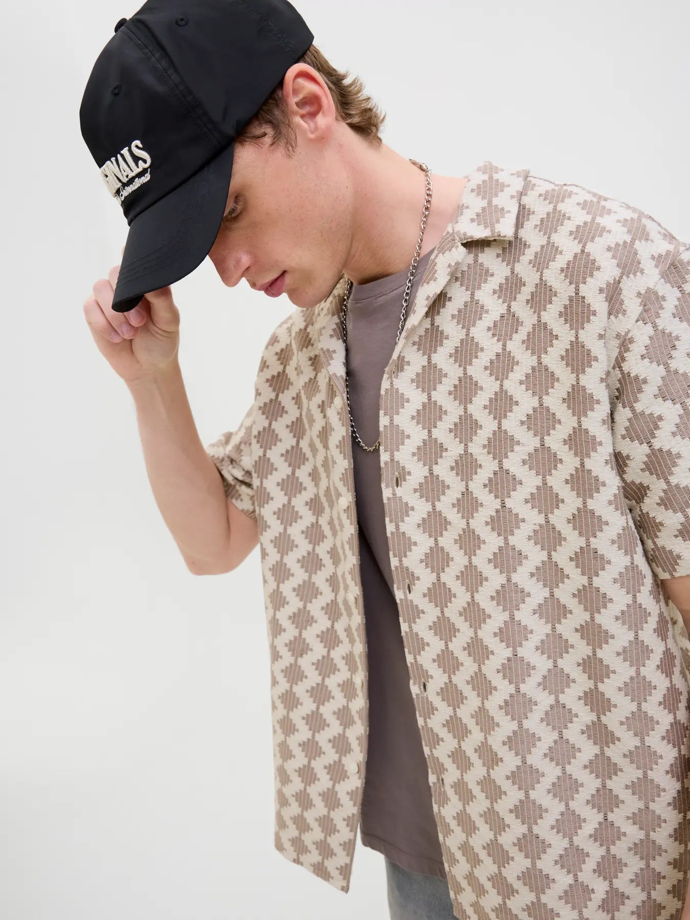 CAMISA HOMBRE MANGA CORTA TEXTURE JACK & JONES 12285392
