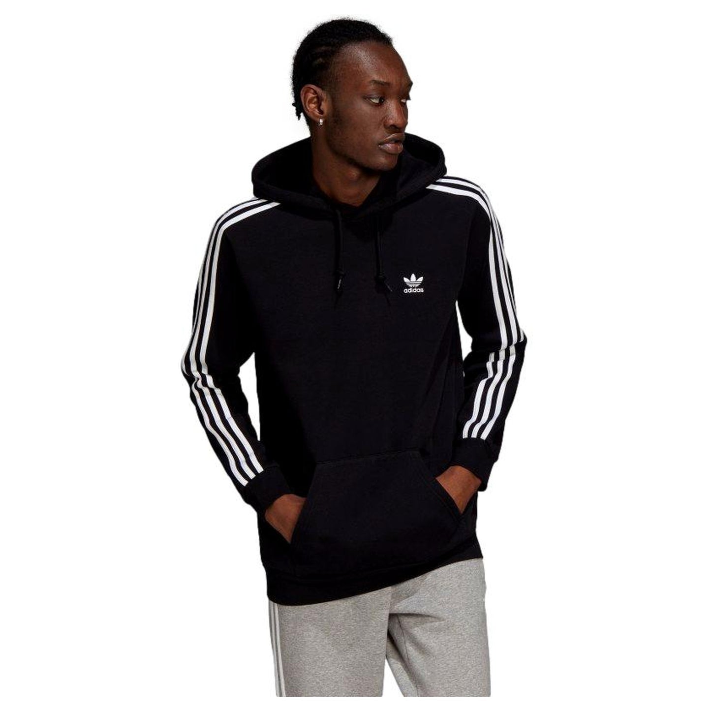 SUDADERA NEGRA HOMBRE ADIDAS GK9548