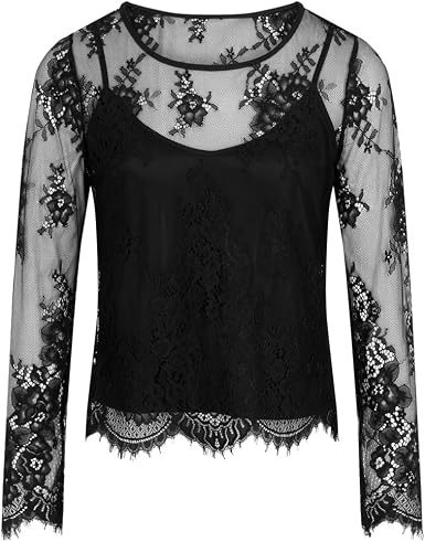 CAMISETA ENCAJE MORGAN 261-TCITY