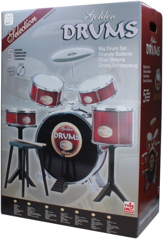 CONJUNTO BATERIA GOLDEN DRUMS REIG REIG726