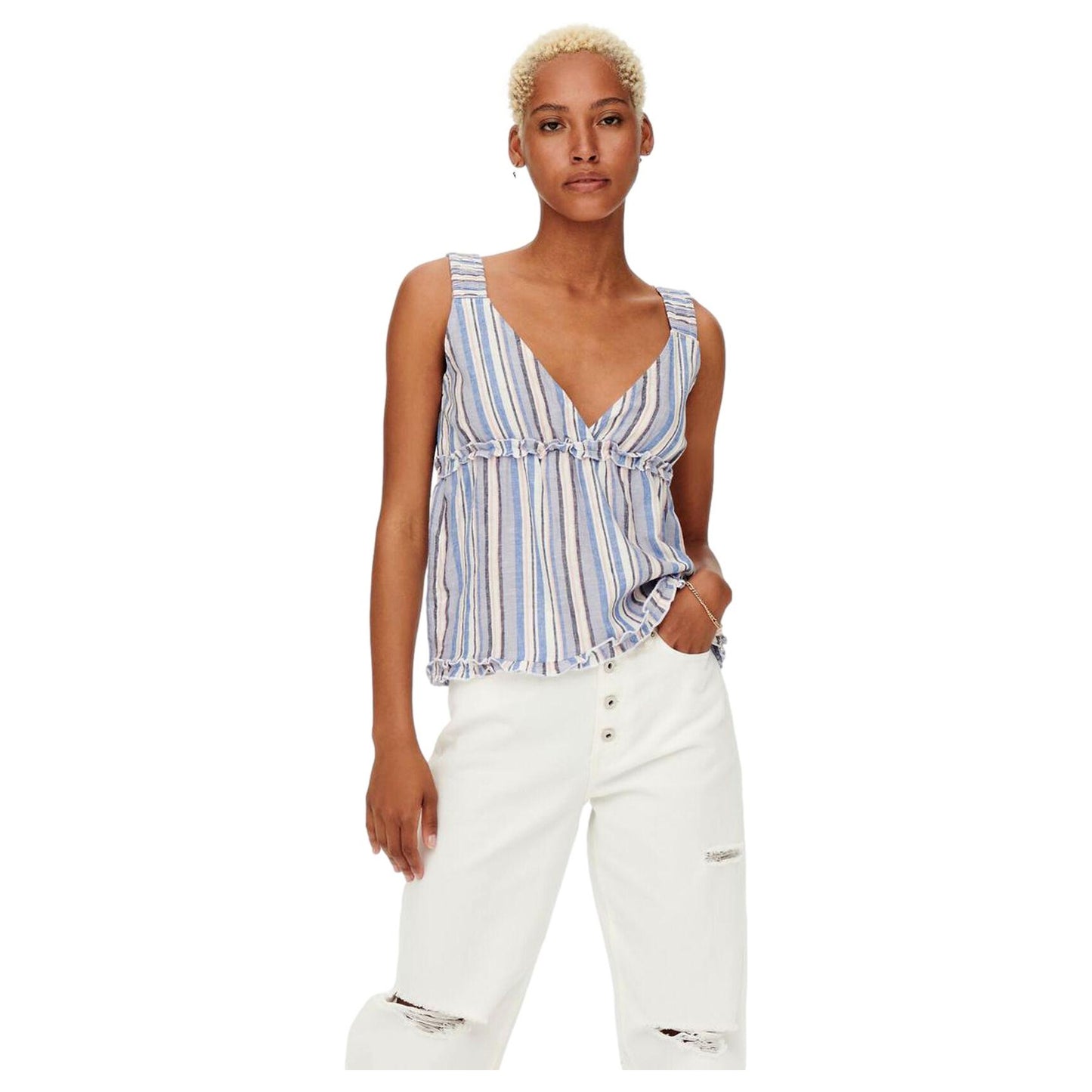 TOP TIRANTE ANCHO MUJER ONLY 15256367