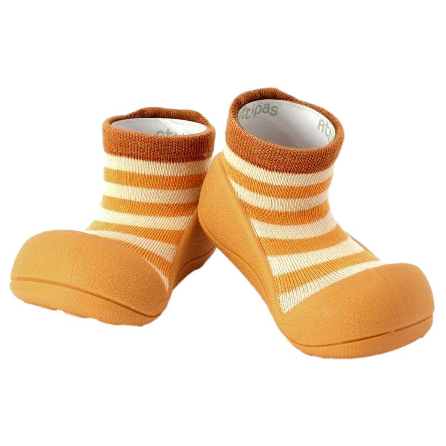 PRIMEROS PASOS ATTIPAS STRIPE MUSTARD STR0201