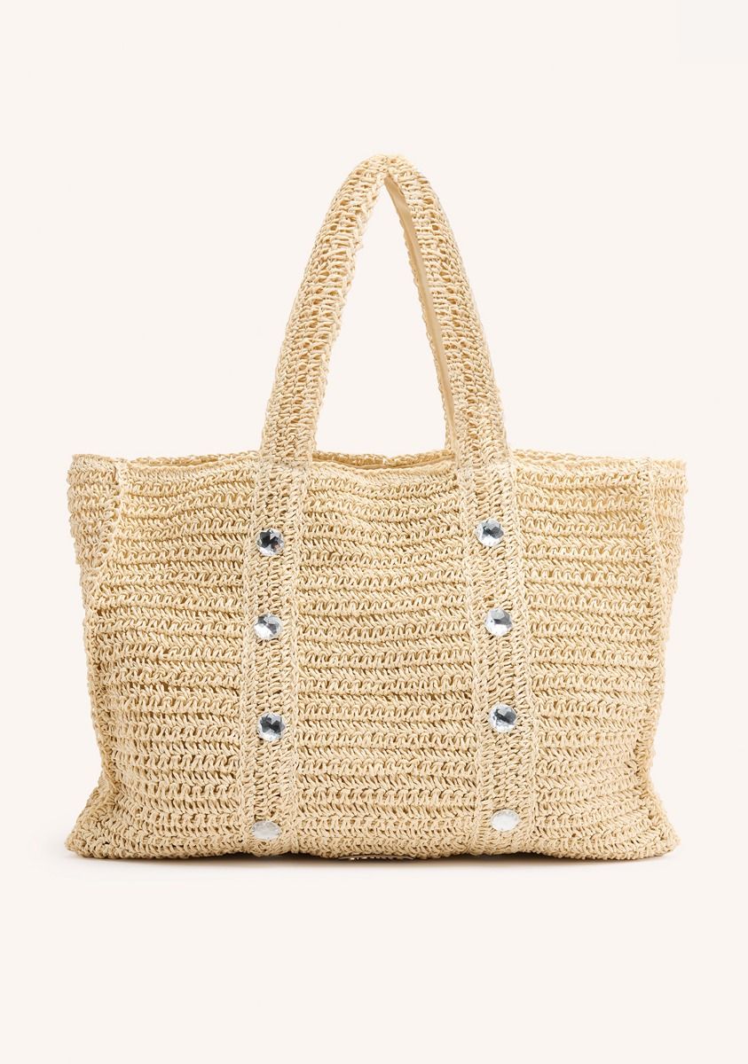 BOLSO MUJER TOTE RAFIA GIOSEPPO 75504