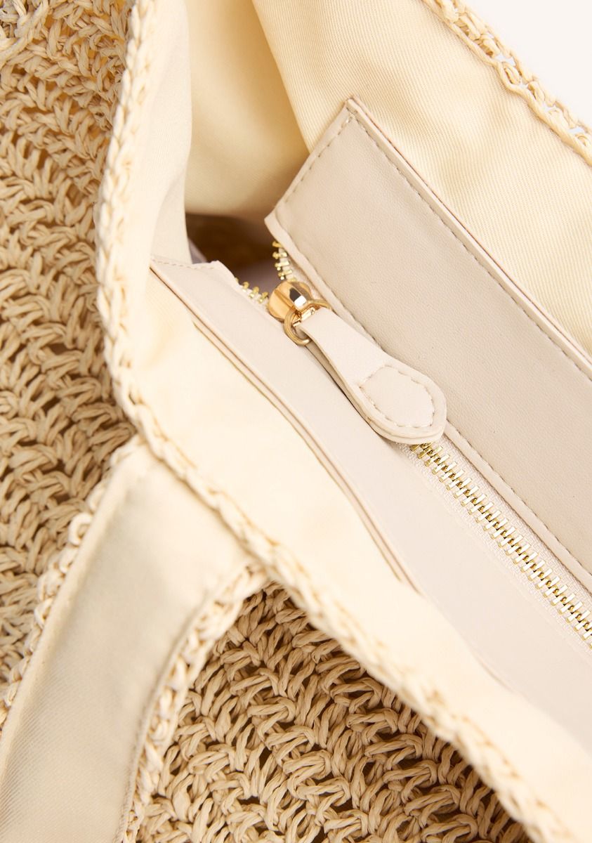 BOLSO MUJER TOTE RAFIA GIOSEPPO 75504
