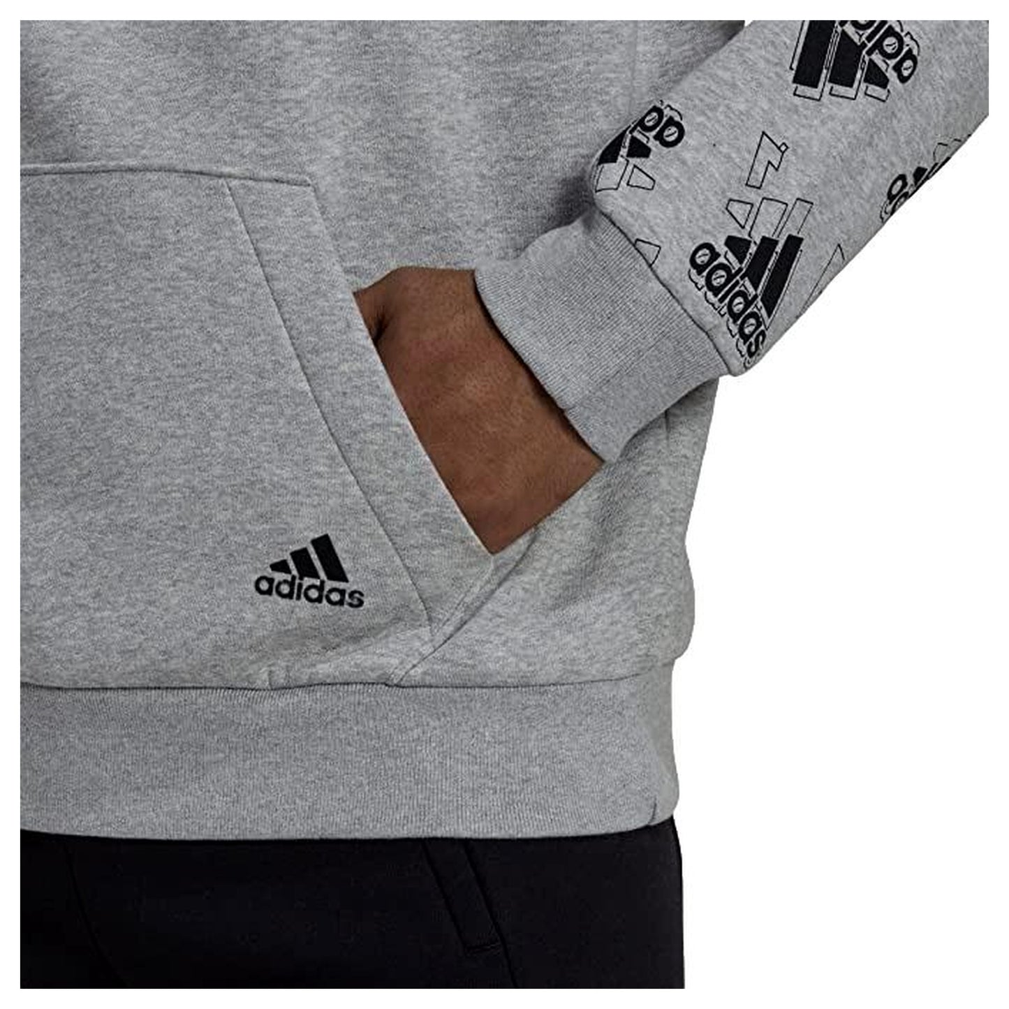 SUDADERA GRIS HOMBRE ADIDAS HN9056