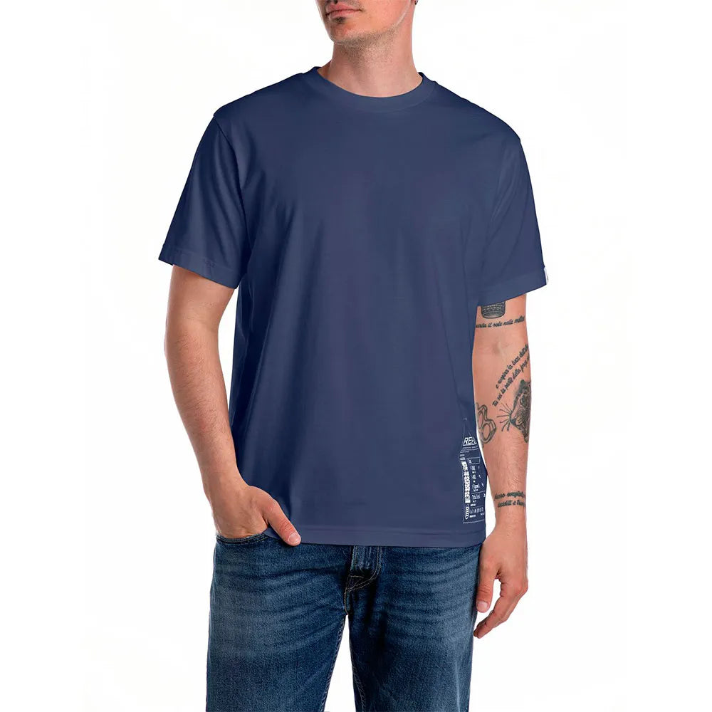 CAMISETA HOMBRE ESTAMPADO TIQUE REPLAY M3057