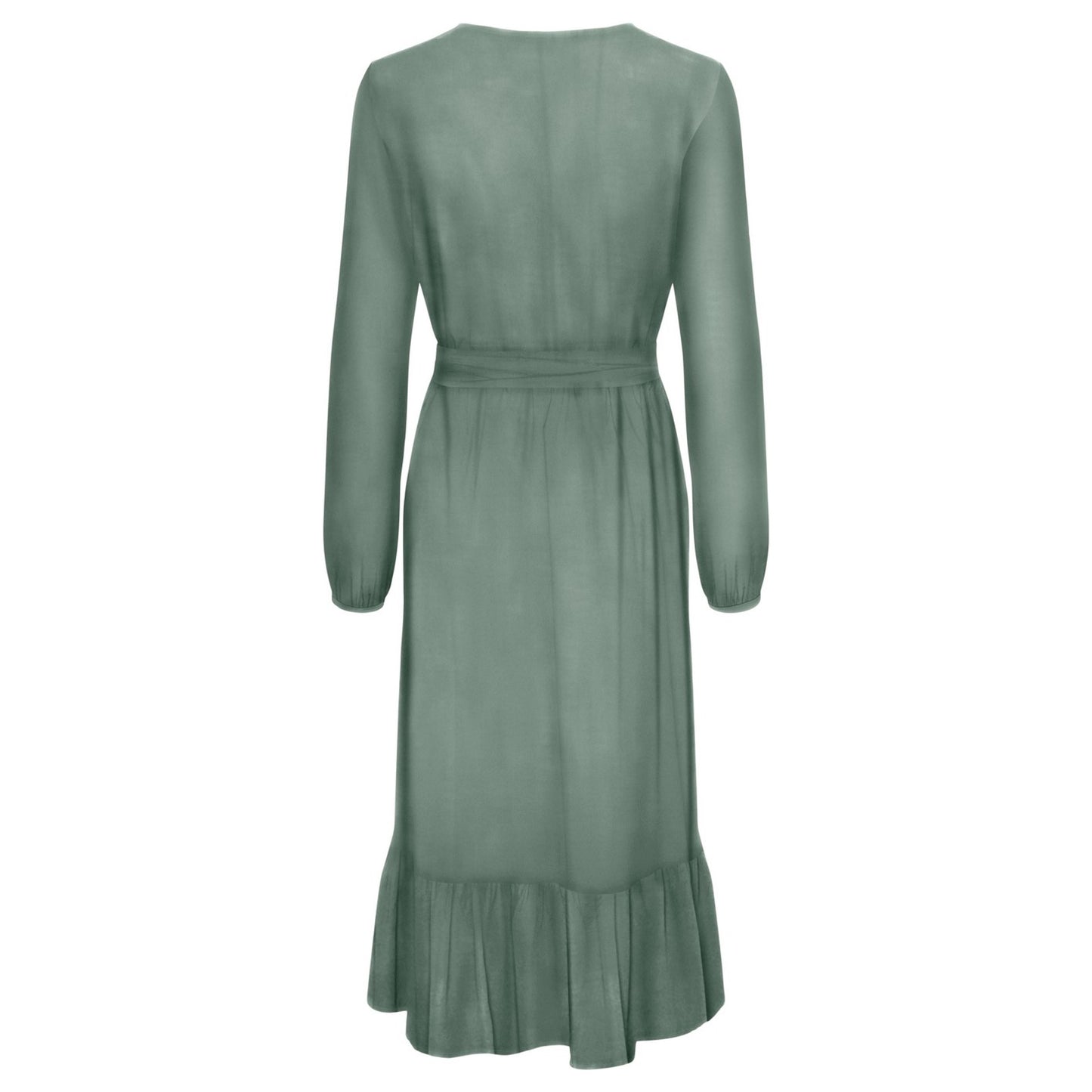 VESTIDO CAMISERO LARGO VERDE MUJER ONLY 15241891