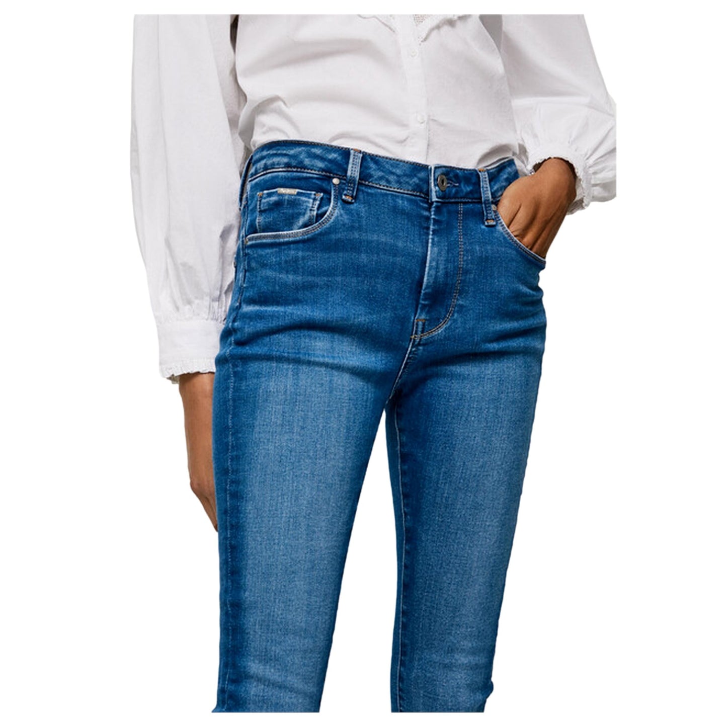 VAQUERO TIRO ALTO SKINNY PEPE JEANS PL204155