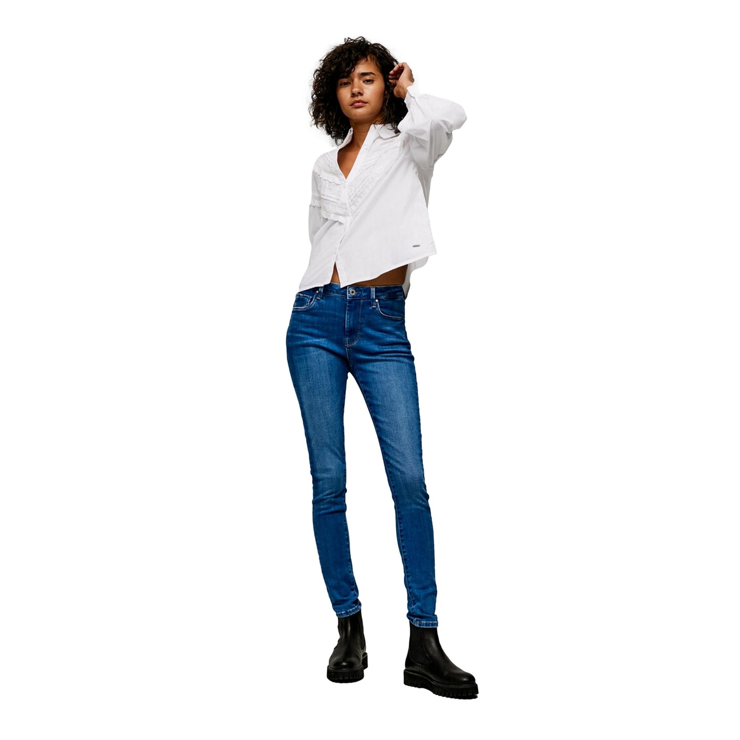 VAQUERO TIRO ALTO SKINNY PEPE JEANS PL204155