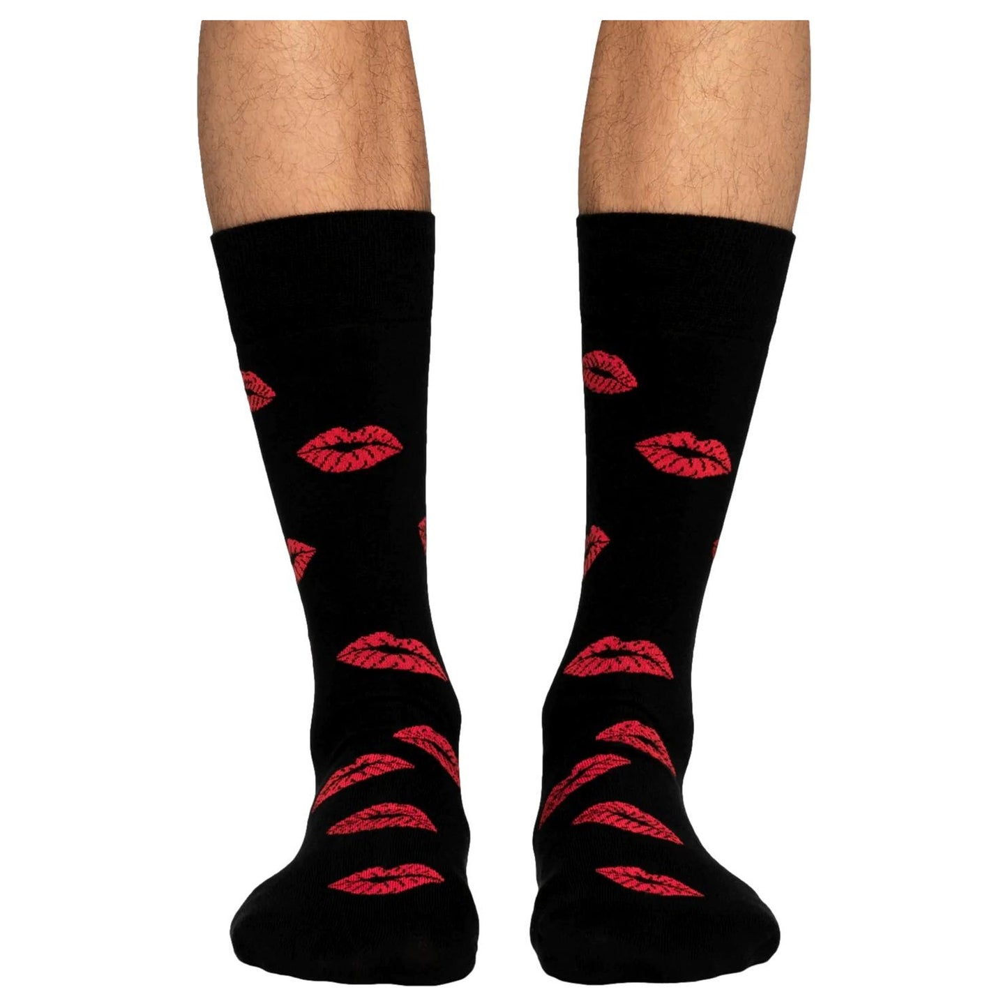 CALCETINES UNISEX JIMMY LION KISSES BLACK
