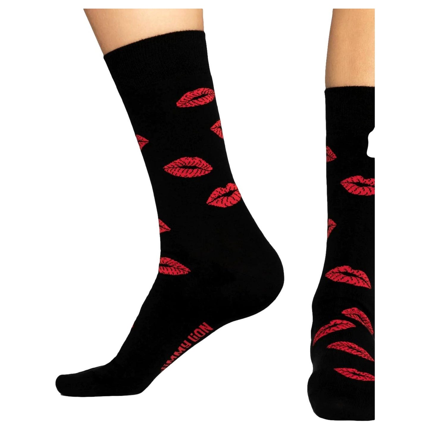 CALCETINES UNISEX JIMMY LION KISSES BLACK