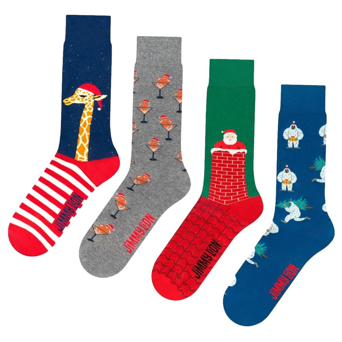 PACK CALCETINES JIMMY LION SANTA IS COMING