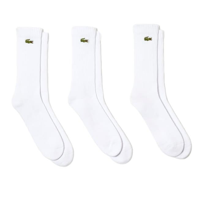 PACK 3 CALCETINES CORTE ALTO LACOSTE RA4182