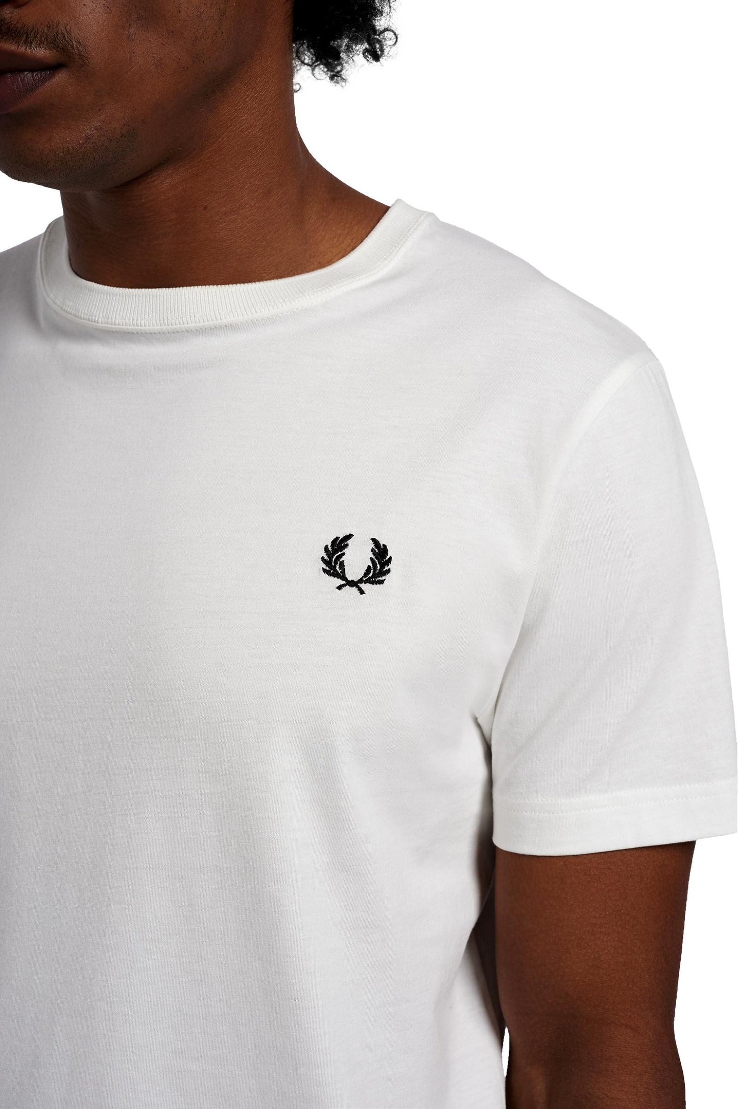CAMISETA BLANCA HOMBRE FRED PERRY M1600