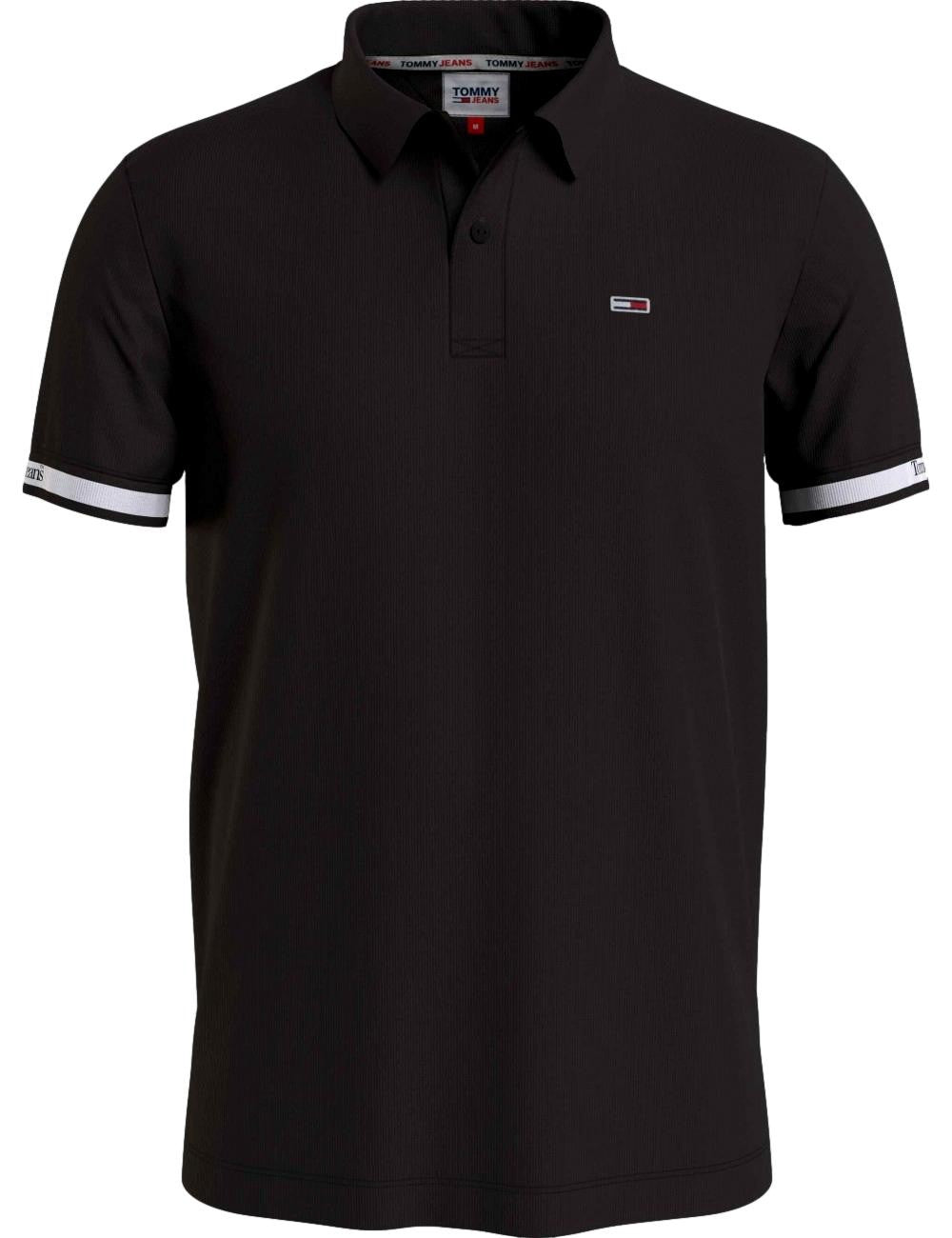 POLO NEGRO HOMBRE TOMMY JEANS ESSENTIALS DM0DM15751