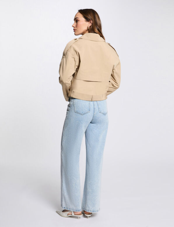 GABARDINA CORTA MUJER MORGAN 252-GDAM