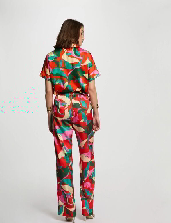 PANTALON RECTO MUJES ESTAMPADO MORGAN 251-PROU.F