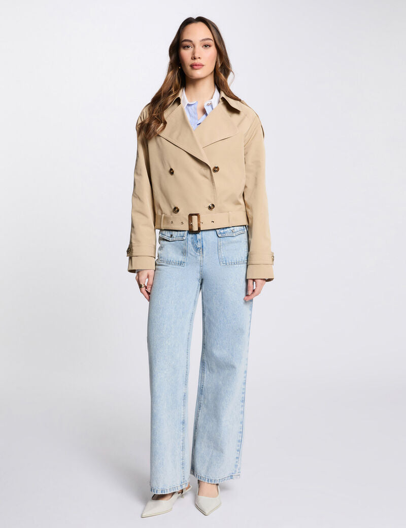 GABARDINA CORTA MUJER MORGAN 252-GDAM
