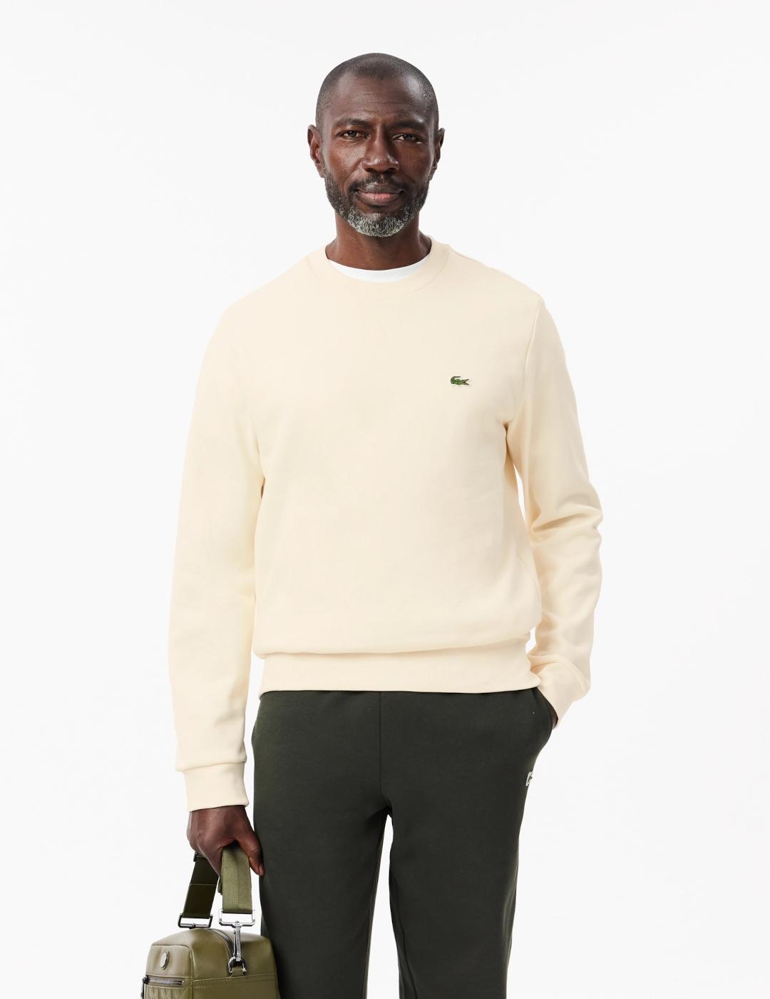 SUDADERA DE FELPA CEPILLADA LACOSTE SH960800