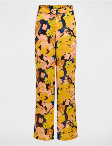 PANTALON MUJER MORGAN PIERNA ANCHA ESTAMPADO 252-PERY